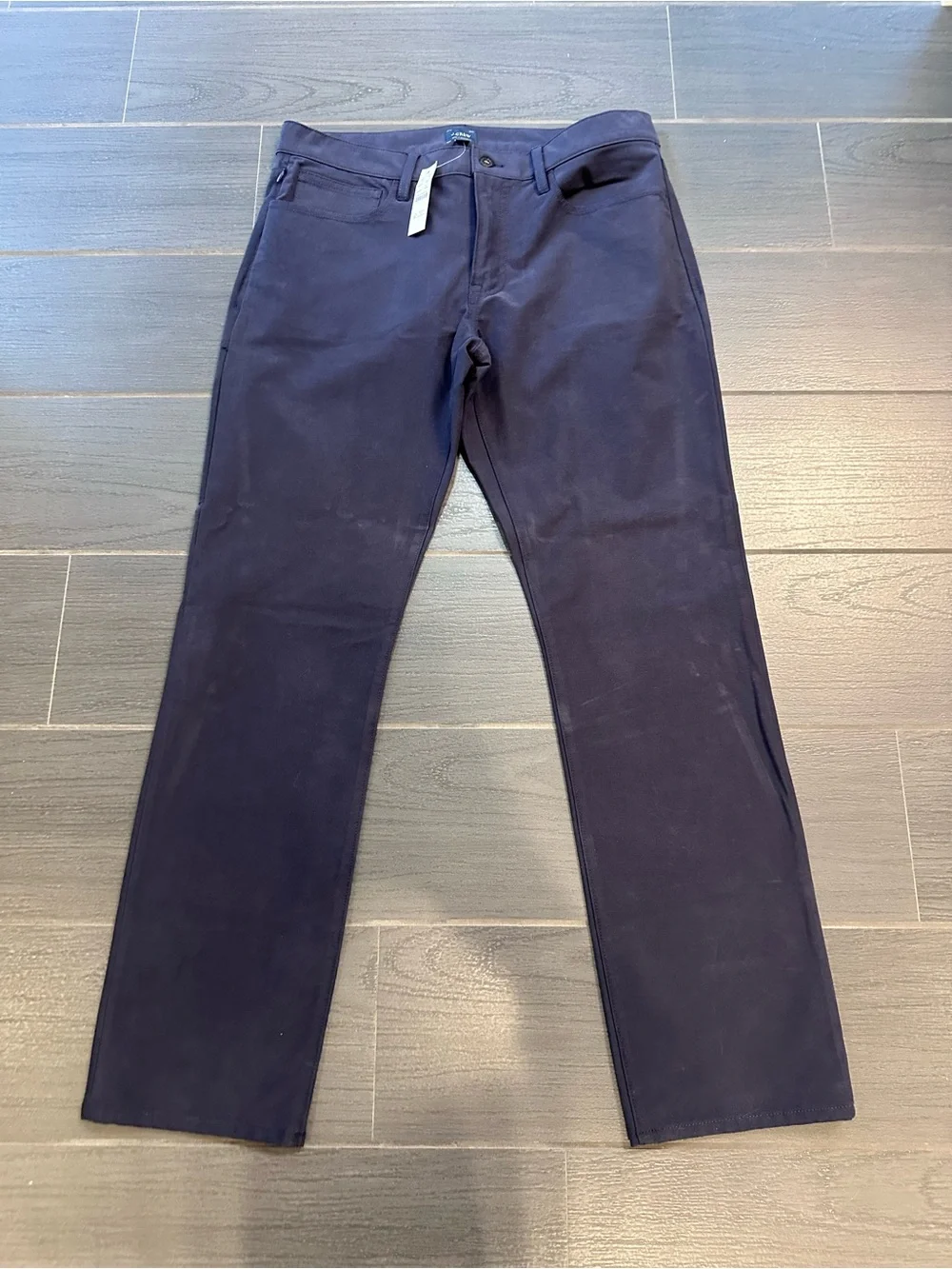 J. Crew Men's Straight Fit Tech Pants in Navy